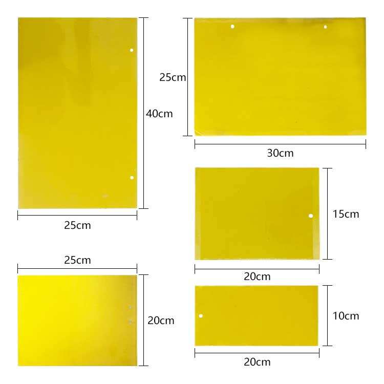 BUGEZE® USA Yellow Double Sided Sticky Flying Insect Traps [20 Pack- 6X8 Inches]