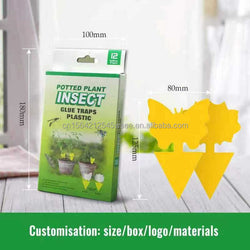 BUGEZE® USA Sticky Insect Butterfly Flying Insect [12 Pack]