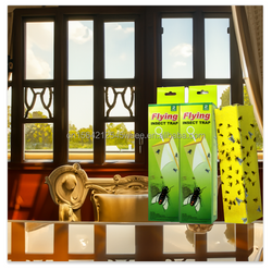 BUGEZE® USA Yellow Triangle Sticky Flying Insect Trap