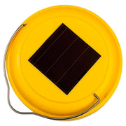 PESTEZE® USA Reusable Solar Hanging Wasp Trap with LED Light [Yellow: 3.5 x 4.4 Inch] Attracts, & Kills Wasp, Hornet, Yellow Jacket & Insect Species 24/7 Without Harsh Chemicals Waterproof Outdoor Trap