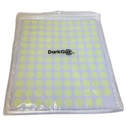 BUGEZE® USA DarkGlo Insect Trap Enhancement Round Stickers – XXX Long-Lasting Glow In Dark Dots Help Attract & Catch More Bugs After Dark. 2-Pack with  3/4 & 1 Inch Dots That Glow Up To 10 Hours