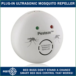 PESTEZE® Plug-In Ultrasonic Mosquito Repeller. Ultrasonic Sound Deters Pesky Mosquitoes Indoors to Protect Yourself & your Family - Pesteze