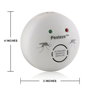 PESTEZE® Plug-In Ultrasonic Mosquito Repeller. Ultrasonic Sound Deters Pesky Mosquitoes Indoors to Protect Yourself & your Family