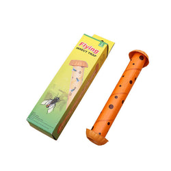 BUGEZE® USA Orange Rod Sticky Flying Insect Trap