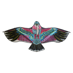 PESTEZE® USA Huge Red Eagle Kite [60x28 Inch Kite with 13 Ft Flagpole] Provides Humane Bird Deterrence in Yards & Farms. Protects Vegetables, Fruits & Crops from Pest Birds & Critters