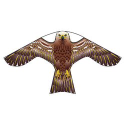 PESTEZE® USA Hawk Kite [47x27 Inch Kite with 13 Ft Flagpole] Provides Humane Bird Deterrence in Yards & Farms. Protects Vegetables, Fruits & Crops from Pest Birds & Critters