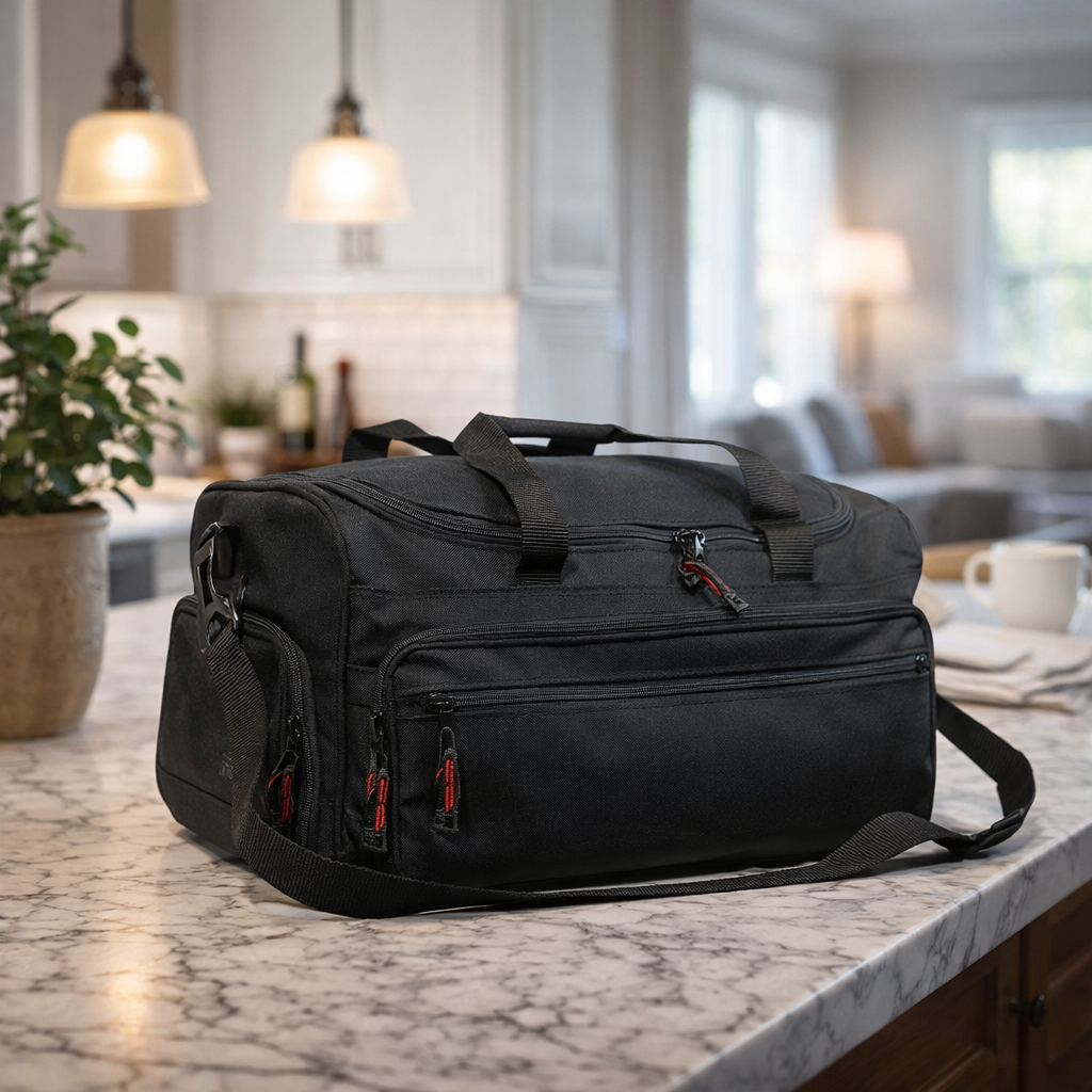 LIFTEZE USA Gym Bag for Men & Women with Shoe & Wet Compartment - Duffle Bag for Travel, Sports, Fitness & Workout
