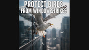 PESTEZE® USA Premium UV Window Bird Decals–Butterfly Anti Collision Static Cling Stickers for Windows to Prevent Birds from Striking Glass– 24 Pack Window Alert Clings for Humane Bird Strike Protection