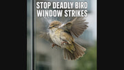 PESTEZE® USA UV Reflective Window Bird Decals –Leaf Medley Anti-Collision Static Cling Stickers for Windows to Prevent Birds from Hitting Glass –26 Pack Window Alert Clings for Bird Strike Protection