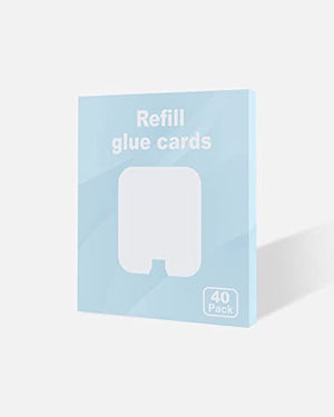 40 Pack Refill Glue Cards for Safer Home SH502 and Dynatrap DT3005W Dot Indoor Fly Trap Plug-in Insect Trap Replacement Mosquito Sticky Glue Boards