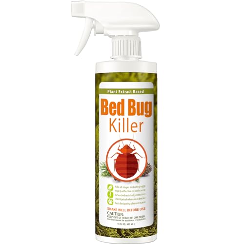 Bed Bug Killer 16 oz EcoVenger by EcoRaider, 100% Kill Efficacy, Bedbugs & Mites, Eggs & the Resistant, Lasting Protection, USDA BIO-certified, Plant Extract Based & Non-Toxic, Child & Pet Safe