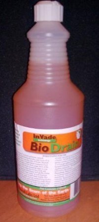 32 oz InVade Bio Drain Quart Restaurant Drain Gel Organic Treatment ~~ Eliminates Odors, Drain Flies, Phorid Flies, Fruit Flies, and prevention of 'Sugar Snake' in soda machine drip trays