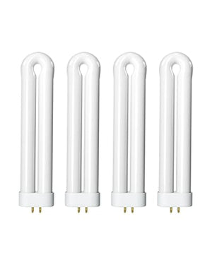 Bug Zapper Replacement Light Bulb for 15W Insect Attracting Lamp with 4-Pin Base, Ful 15W-BL U Shaped Twin Tube Bulb for Outdoor Mosquito Zapper, 4 Pack