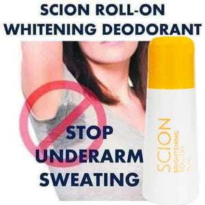 3 Packs of Sción Brightening Roll-on Deodorant Anti-Perspirant from Australia, 3x75ml