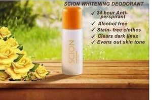 3 Packs of Sción Brightening Roll-on Deodorant Anti-Perspirant from Australia, 3x75ml