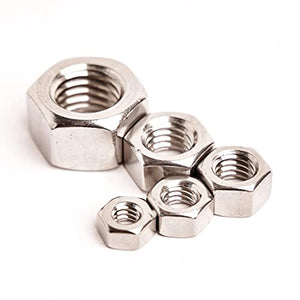 HEX NUT, Stainless Steel 304 18-8, Full Thread (7/16-14) Package of 20 Units by PRO Fasteners