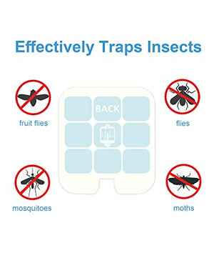 20 Pcs Refill Glue Cards for Dynatrap DT3005W 23005 Dot and Safer Home SH502 Indoor Fly Trap Plug-in Insect Trap Replacement Mosquito Sticky Glue Boards