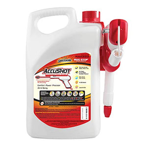 Spectracide Bug Stop Home Barrier, Kills Ants, Roaches and Spiders On Contact, Indoor and Outdoor Insect Control, 1.33 Gallon (RTU Accushot Spray), Plain