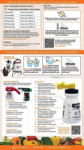 10 Million Live Beneficial Nematodes Sf - Fungus Gnat/Rootknot Gall Exterminator