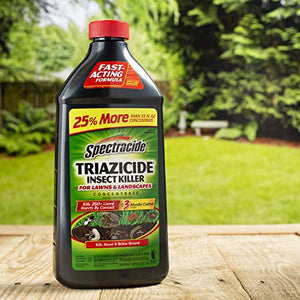 Spectracide Concentrate Triazicide Lawn & Landscapes Insect Killer, 40 oz, Black