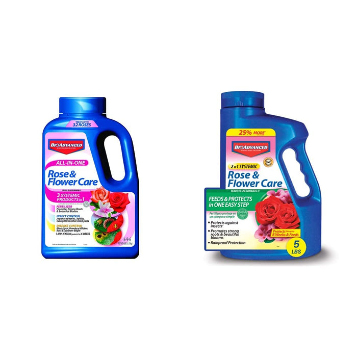 BioAdvanced AllinOne Rose and Flower Care, Granules, 4 lb with BioAd Pesteze