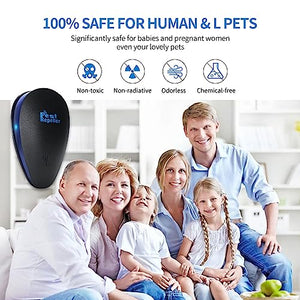 2023 Newest Ultrasonic Pest Repeller-6 Pack, Pest Repellent Ultrasonic Plug in,Mouse Repellent, Rodent Repellent Indoor, Mice Repellent for House Indoor, Pest Defense for Insect,Spider,Ant,Cockroach