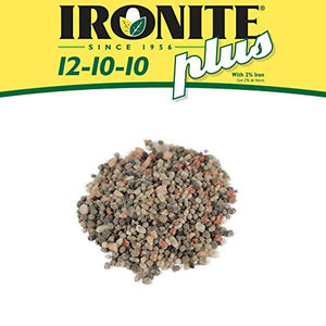 Ironite 100519460 1-0-0 Mineral Supplement/Fertilizer, 15 lb (Packaging May Vary) & 100099053 Plus 12-10-10 Plant Fertilizer, 3 LB