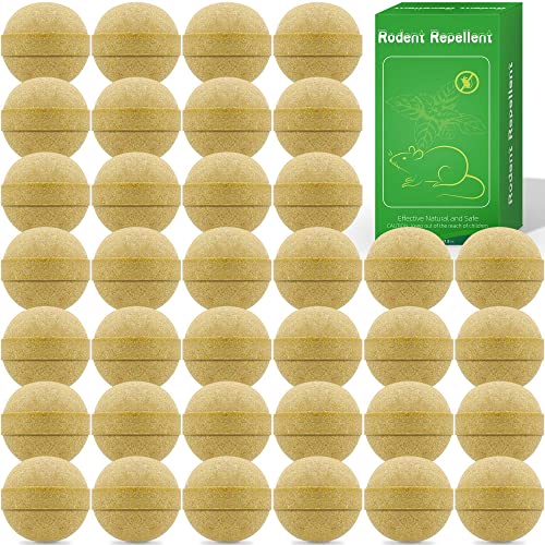 36 Pack Mouse Repellent Indoor & Outdoor, Rodent Repellent for Car Engines Home