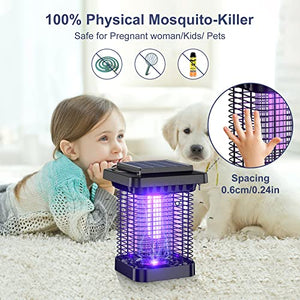 Bug Zapper for Outdoor and Indoor, Mosquito Zapper with High Powered 4200V Electric, Fly Traps Waterproof Fly Zapper Mosquito Killer for Home Backyard Patio Garden Camp