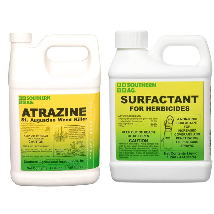 Southern Ag Atrazine St. Augustine Grass Weed Killer, 1 Gallon & Surfa