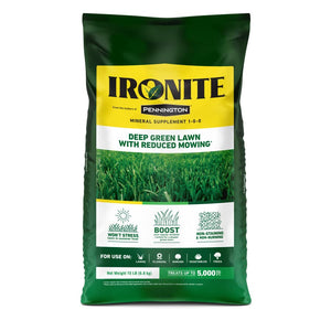 Ironite 100519460 1-0-0 Mineral Supplement/Fertilizer, 15 lb (Packaging May Vary) & 100099053 Plus 12-10-10 Plant Fertilizer, 3 LB