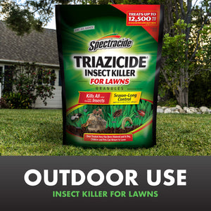 Spectracide Triazicide Insect Killer for Lawns Granules, 10 lb Bag, Kills All Listed Lawn-Damaging Insects (Pack of 2)